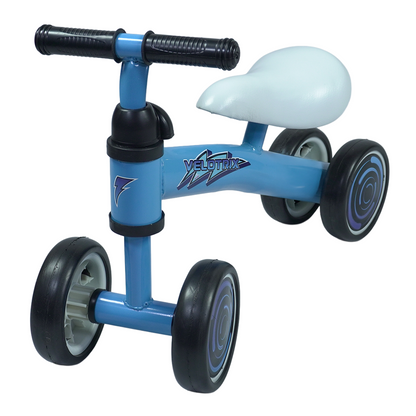 Bicicleta de Equilíbrio Andador Velotrix | 4 Rodas De Eva | Guidão Direcionável | Banco Estofado | Quadro de Aço