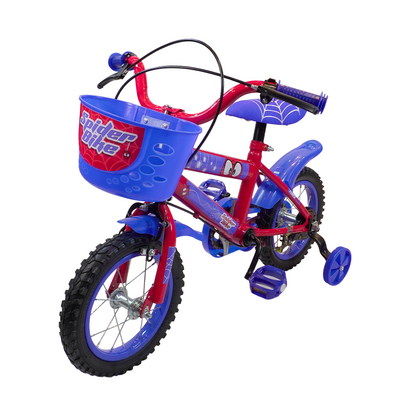 Bicicleta Aro 12 Spider Bike Rodas Aço - Pneu Automotivo - Freio VBrake Alta Durabilidade Cert. Inmetro