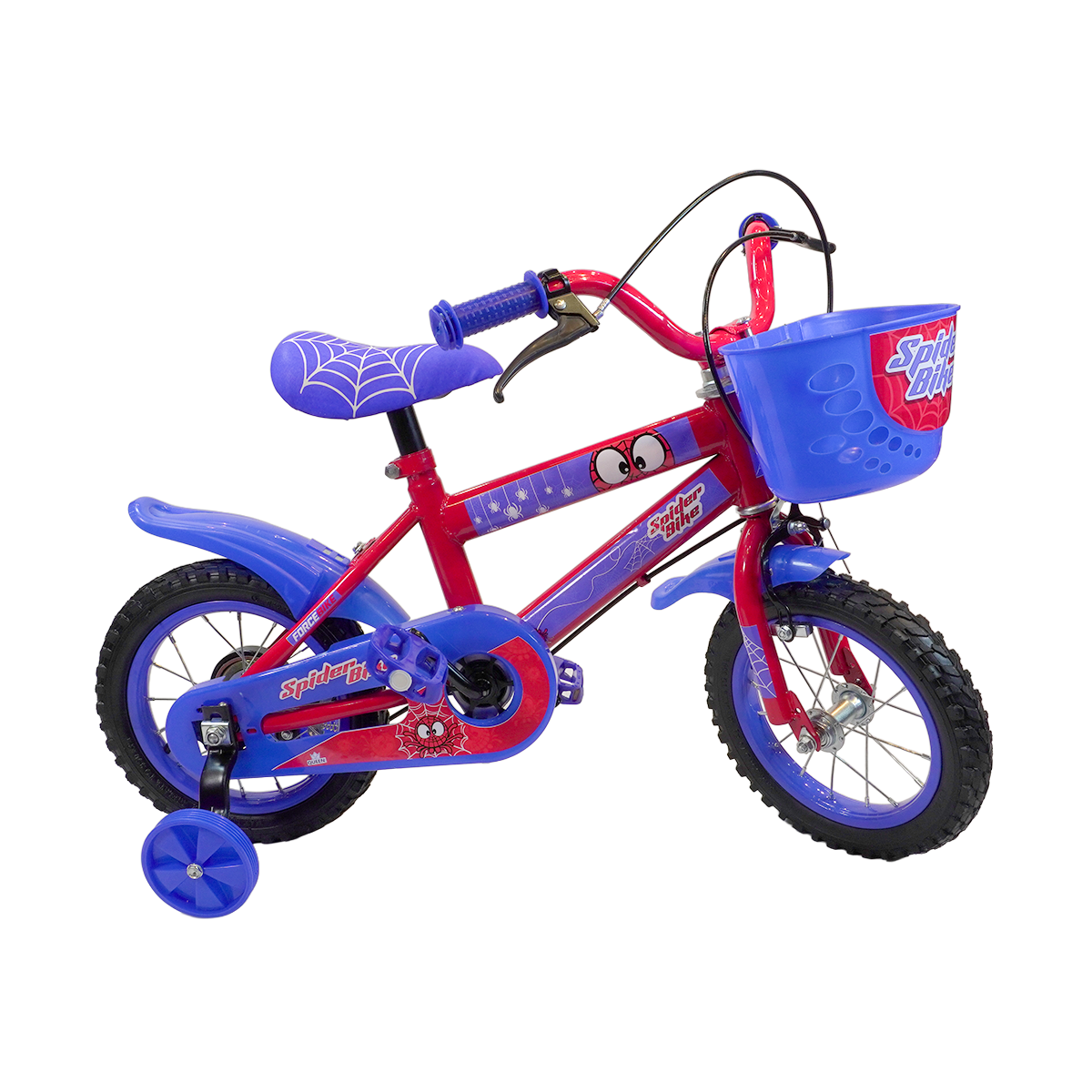 Bicicleta Aro 12 Spider Bike Rodas Aço - Pneu Automotivo - Freio VBrake Alta Durabilidade Cert. Inmetro