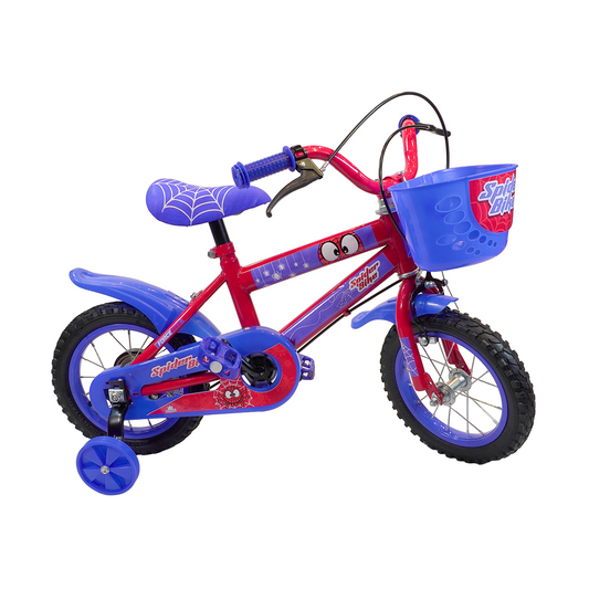 Bicicleta Aro 12 Spider Bike Rodas Aço - Pneu Automotivo - Freio VBrake Alta Durabilidade Cert. Inmetro