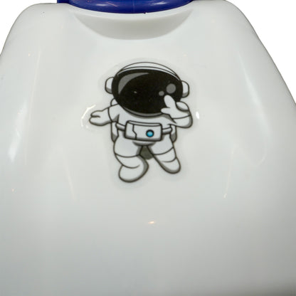 Patinete Premium Azul Menino 4 a 10 anos Até 80kg - Luz Musica Roda Gel Led 4 Alturas Rolamento de Aço - Inmetro