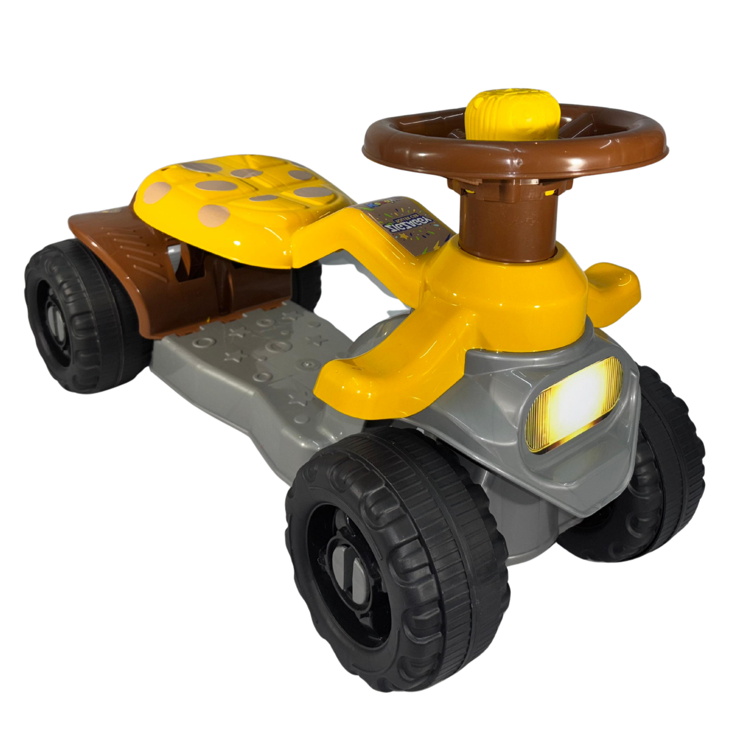 Carrinho Andador ZigZaggy Amarelo Infantil | +18 meses | 16Kg | Inmetro