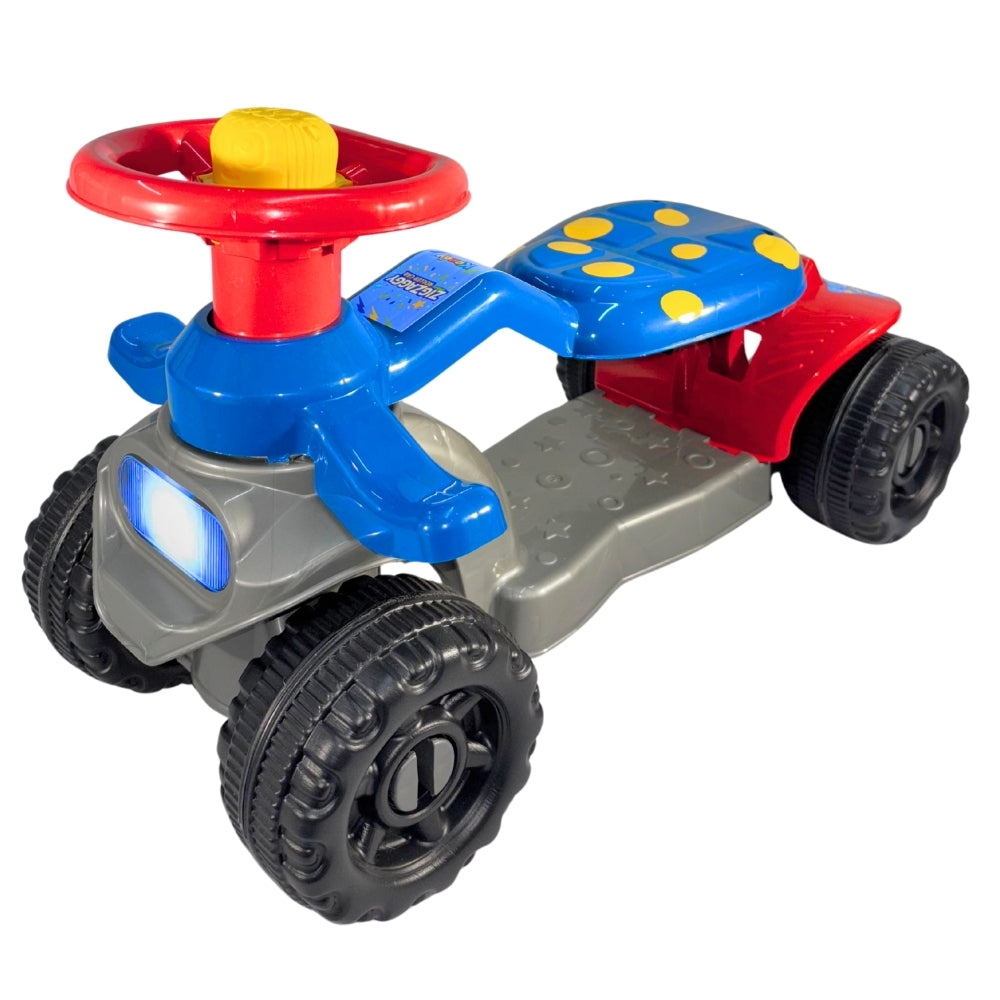 Carrinho Andador ZigZaggy Azul Infantil Menino | +18 meses | 16Kg | Inmetro