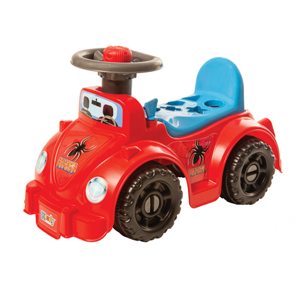 Ketokinha - Andador Grande Infantil Modelo Aranha - Quadriciclo Equilibrio Com Peças Geométricas, buzina, Volante