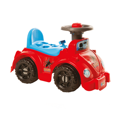 Ketokinha - Andador Grande Infantil Modelo Aranha - Quadriciclo Equilibrio Com Peças Geométricas, buzina, Volante