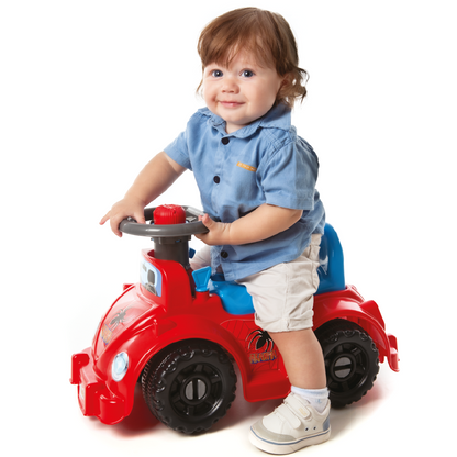 Ketokinha - Andador Grande Infantil Modelo Aranha - Quadriciclo Equilibrio Com Peças Geométricas, buzina, Volante