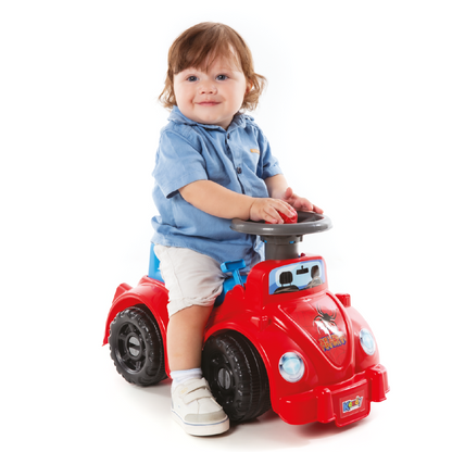 Ketokinha - Andador Grande Infantil Modelo Aranha - Quadriciclo Equilibrio Com Peças Geométricas, buzina, Volante
