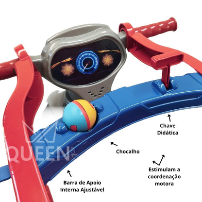 Quadriciclo Kendy Spider 1 a 3 Anos - Até 30kg Carro Passeio Menino - Ajuste Altura e Profundidade