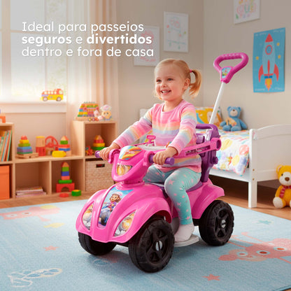 Quadriciclo Kendy Dog Menino 1 a 3 Anos - Até 30kg Carro Passeio Menino - Ajuste Altura e Profundidade