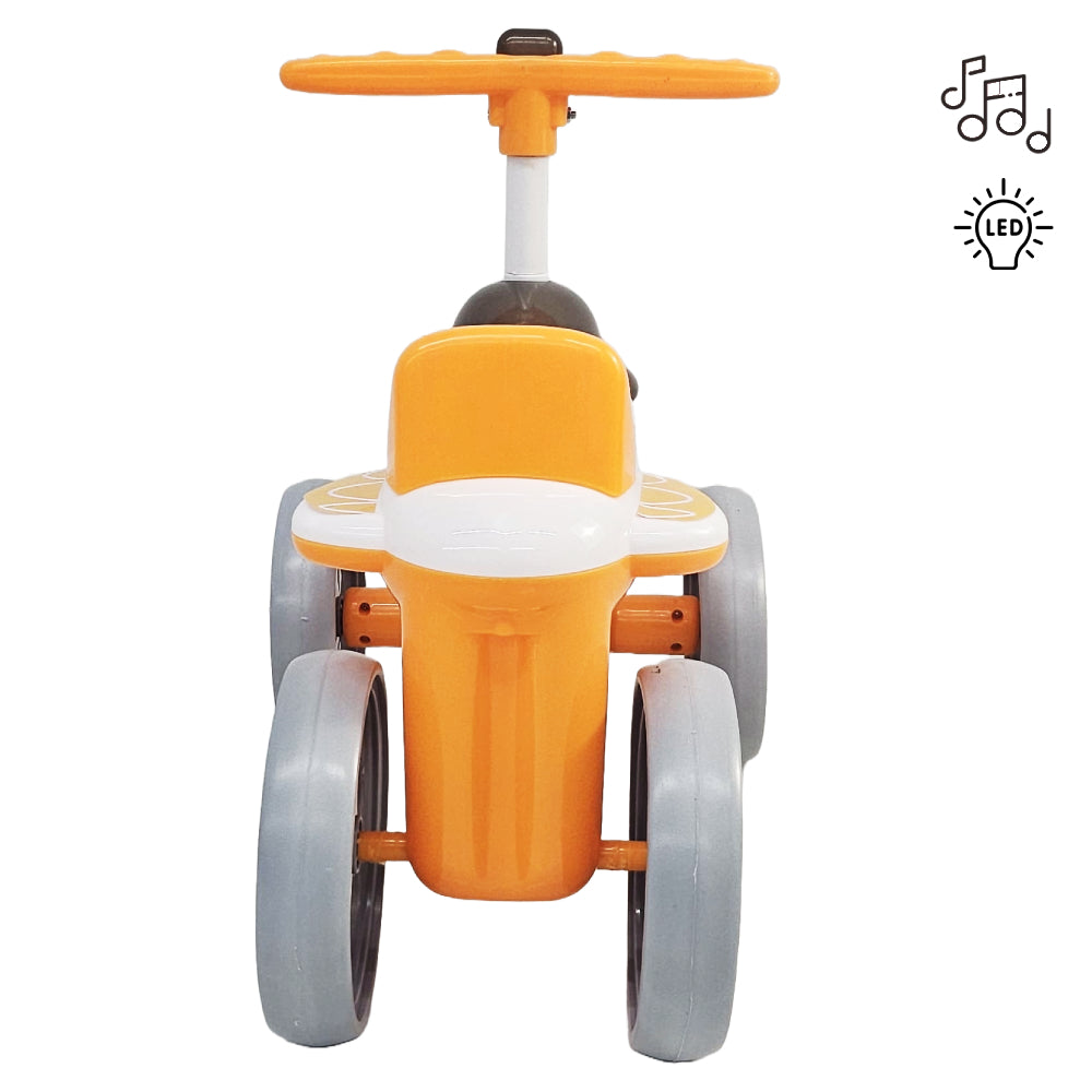 Quadriciclo Equilíbrio 4 Rodas de EVA Com Luz e Som - Design Jatinho Exclusivo - Balance