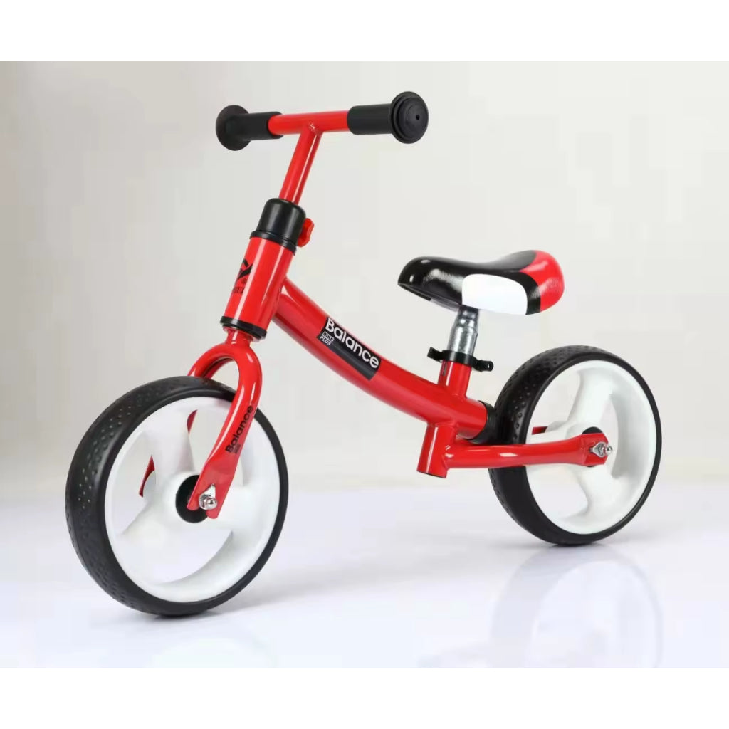 Bicicleta Balance ULTRA Equilíbrio Rodas Grossas Suporta 50kg - Quadro Aço - Banco Estofado Regulagem de Altura