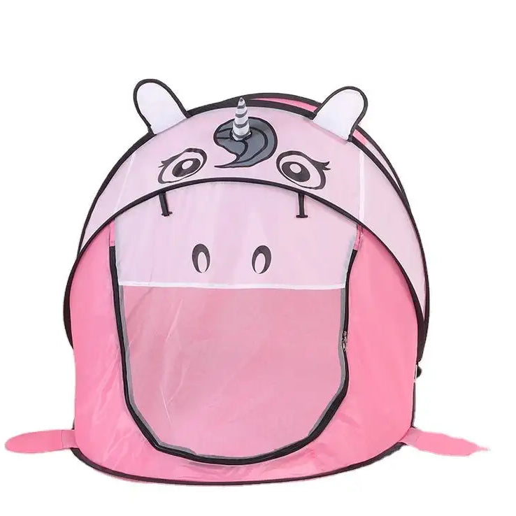 Barraca Infantil Rosa de Unicórnio - Barraca Gigante para Meninas -Tenda de Poliéter - Com Certificação Inmetro