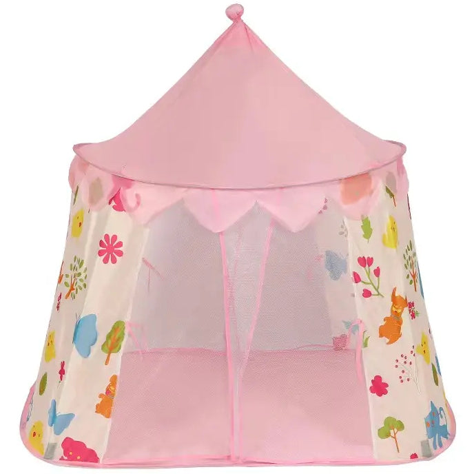 Barraca Tenda Castelo Mágico - Altura 130cm C/ Cortina - Poliéster + Bag - Certificado Inmetro