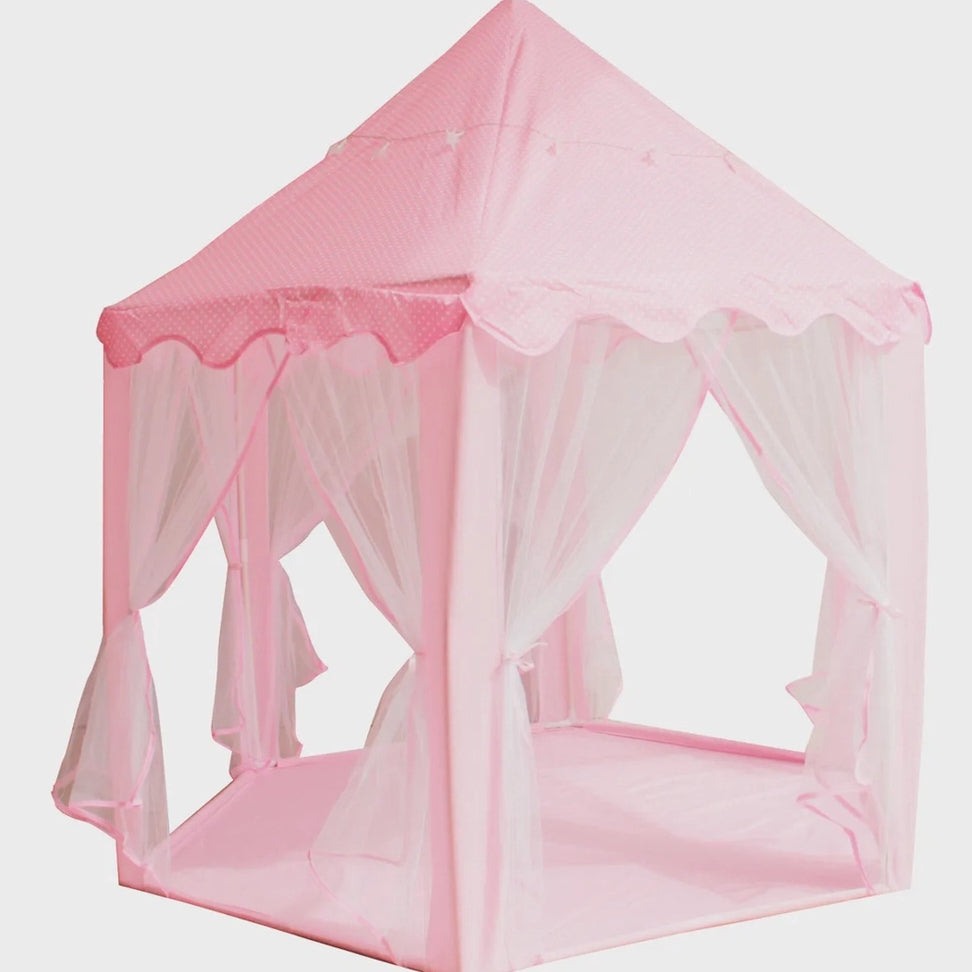 Barraca Rosa Infantil Menina - Tenda de Poliéster de Última Geração com Certificação Inmetro