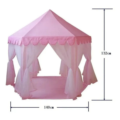 Barraca Rosa Infantil Menina - Tenda de Poliéster de Última Geração com Certificação Inmetro