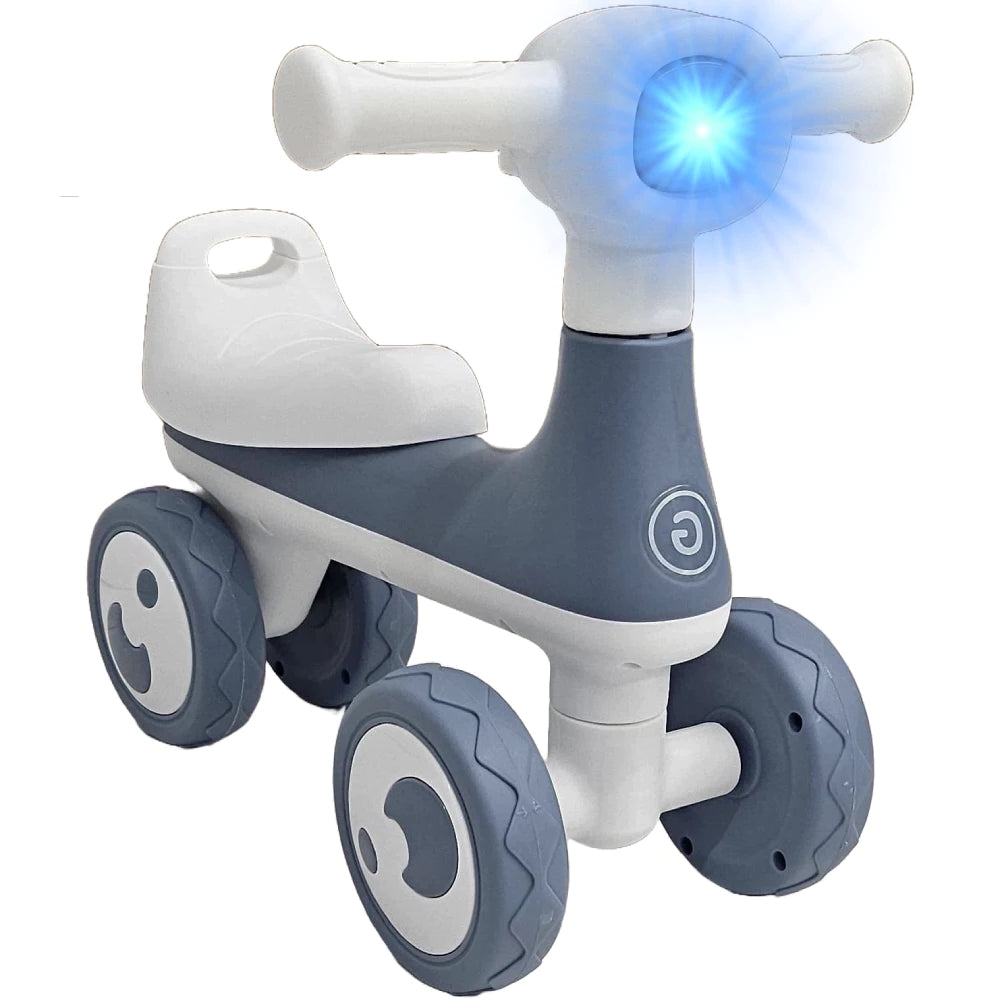 Bicicleta Equilíbrio Andador Vespinha Design Premium Com Luz e Som - Motoca Balance Andador