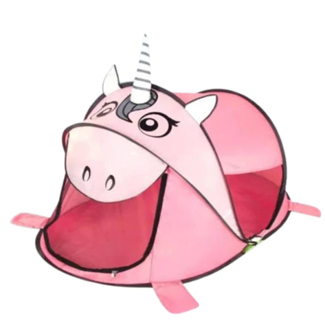Barraca Infantil Rosa de Unicórnio - Barraca Gigante para Meninas -Tenda de Poliéter - Com Certificação Inmetro