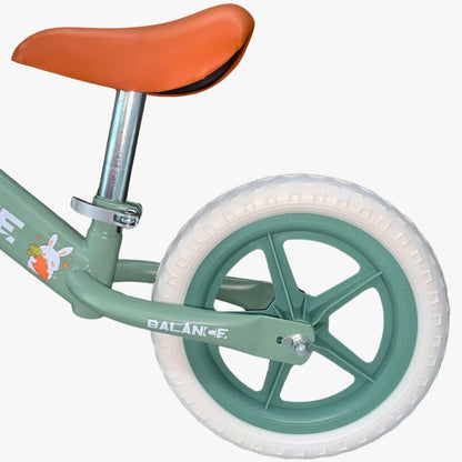 Bicicleta de Equilíbrio Aro 12 Verde Alumínio Leve: Desenvolvimento Infantil