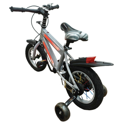 Bicicleta Infantil Masculina Aro 12' Cinza 2012 - Quadro em Aço com Luzes LED